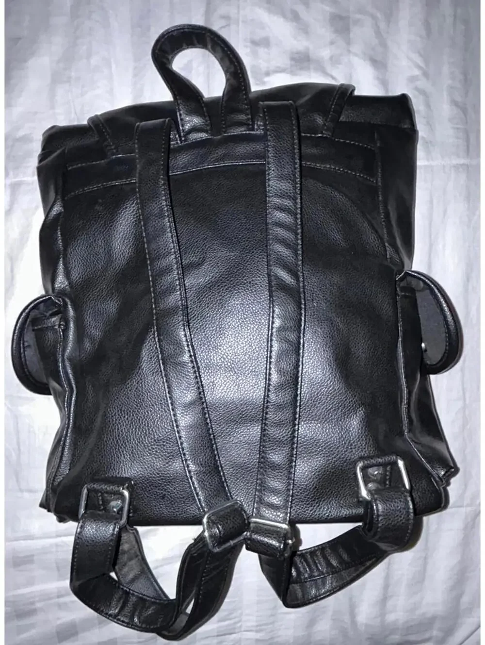 Stone Mountain Black Back Pack Purse